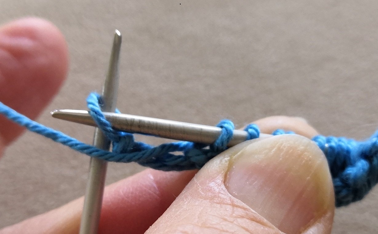 Blog-Inhaltsbild für 'Spültuch / Waschlappen "Peace" stricken'